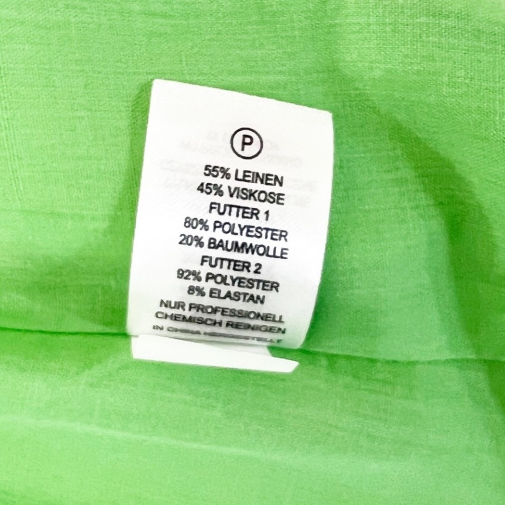 House Of Harlow 1960 Linen Blend Boxy Fit Double Breasted Jacket LG NWT - Picture 9 of 11